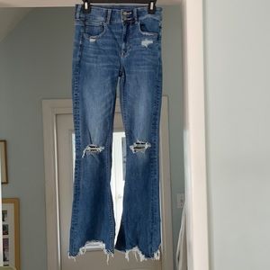 American eagle high waisted flare jeans